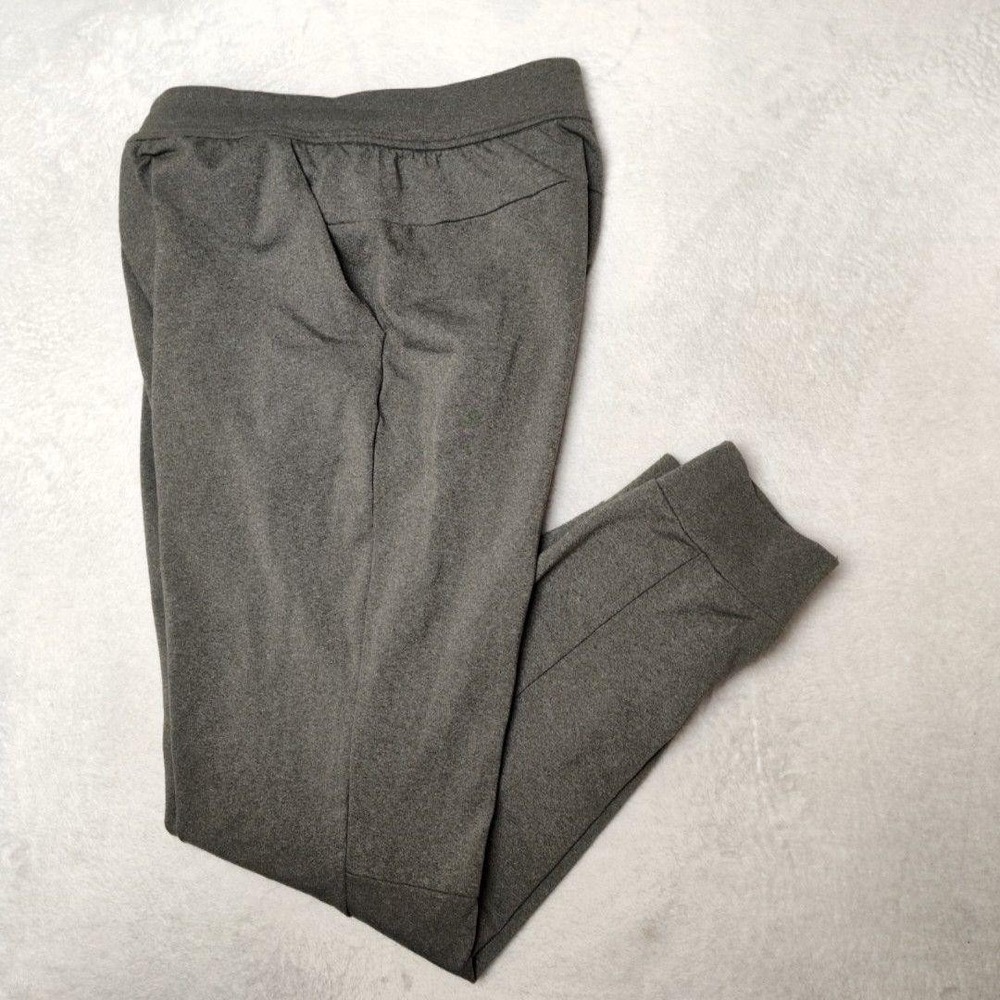 Lululemon Jogger Pants Mens M Gray Workout Gym Zip Pocket Slim Running Athletic